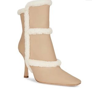 RAYE Cabin Boot in Tan, Women’s 8.5, 3.75 inch heel, 100$ retail, revolve